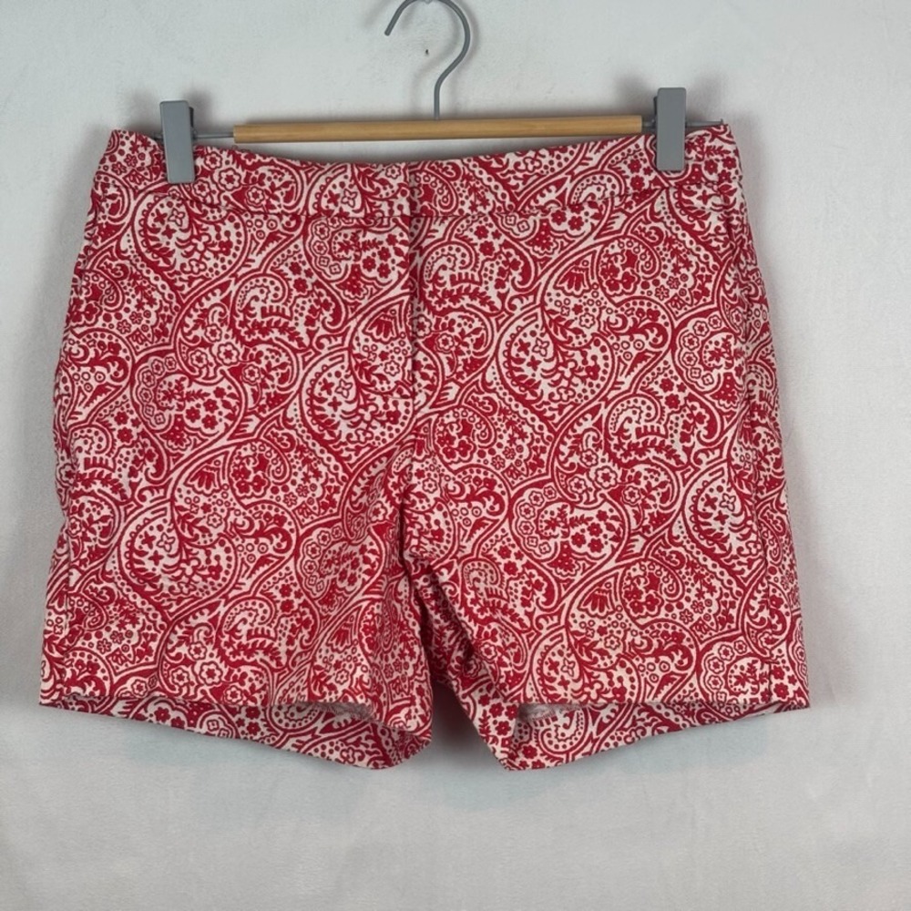 Boden Paisley Print Bermuda Shorts